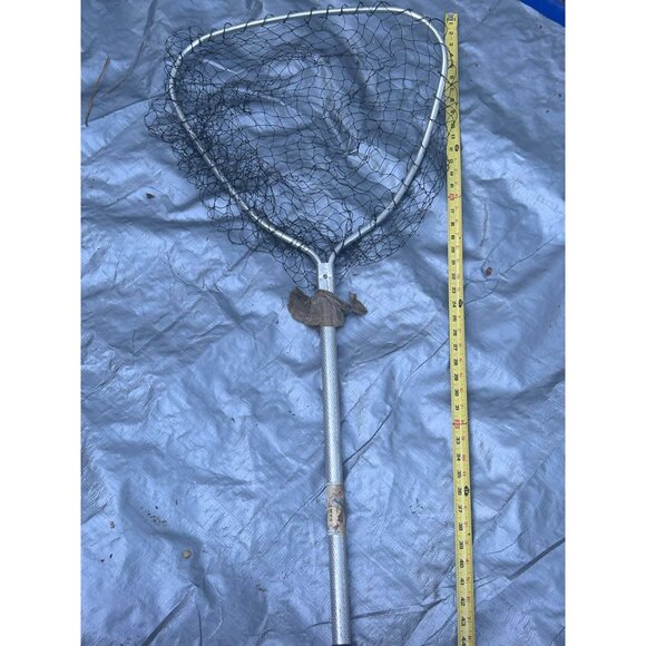 Fishing Net Ultimate Fishermen’s Tool Silver Telescoping Handle, Replaceable Hea - Picture 1 of 6